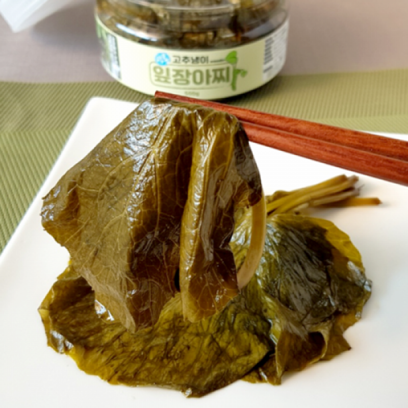 철원몰,철원샘통고추냉이 잎장아찌 500g